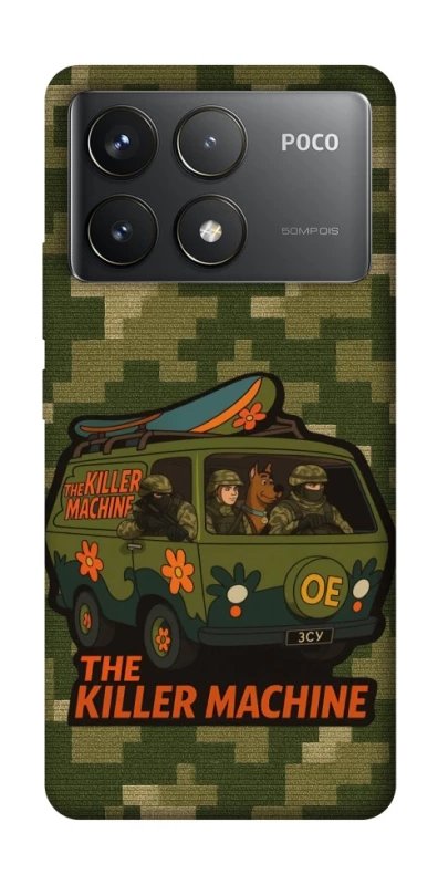 Чехол на Xiaomi Poco F6 Pro Funny machine фото 1 из 1