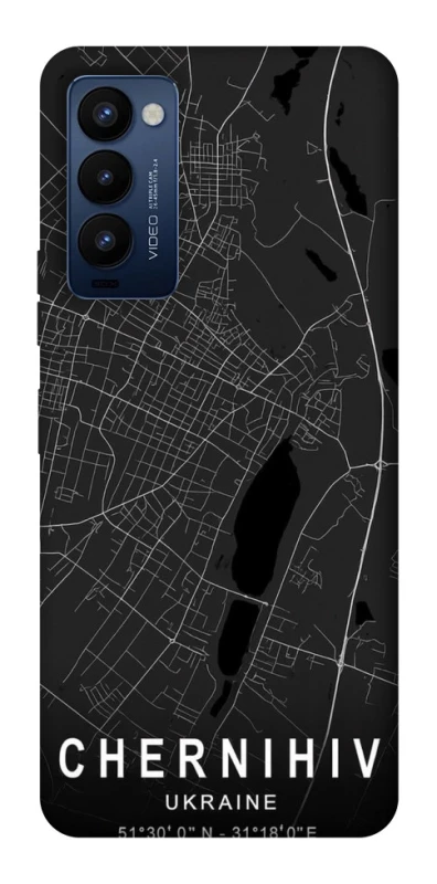 Чохол на TECNO Camon 18 Pro Chernihiv map фото 1 з 1