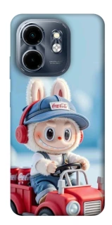 Чохол на Infinix Smart 9 4G / Hot 50i Labubu in the car фото 1 з 1