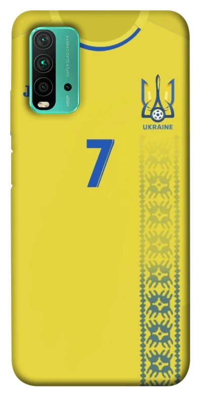 Чехол на Xiaomi Redmi Note 9 4G / Redmi 9 Power UA-Football ver.3 фото 1 из 1