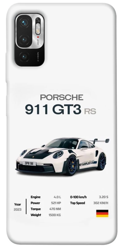 Чехол на Xiaomi Redmi Note 10 5G Porsche 911 GT3 фото 1 из 1
