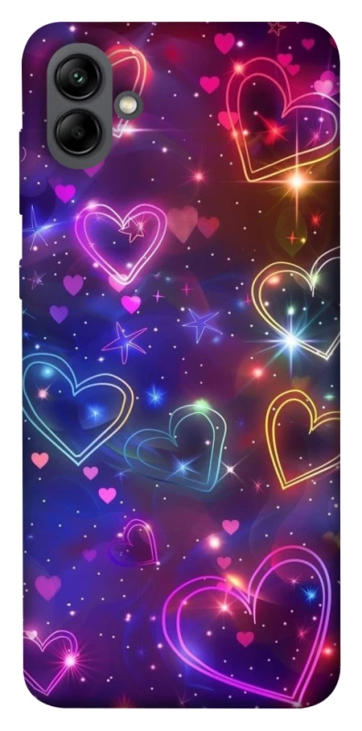 Чохол на Samsung Galaxy A04 Drawn hearts фото 1 з 1