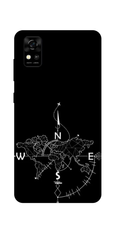 Чехол на ZTE Blade A31 Travel Map фото 1 из 1
