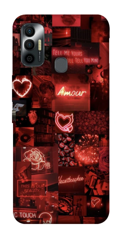 Чохол на TECNO Spark 7 Love collage ver.6 фото 1 з 1