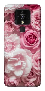 Чохол на TECNO Camon 16 SE Рожеві Квіти фото 1 з 1