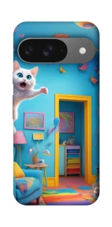 Чохол на Google Pixel 10 crazy cat фото 1 з 1