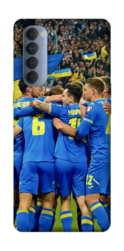 Чехол на Oppo Reno 4 Pro Сборная Украины v3 фото 1 из 1