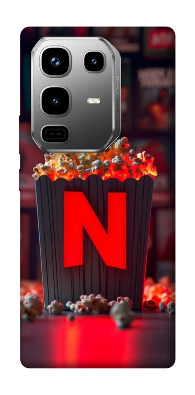 Чехол на Infinix Note 50 Pro Netflix and popcorn фото 1 из 1