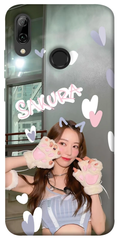 Чехол на Huawei P Smart (2019) Sakura - LE SSERAFIM фото 1 из 1