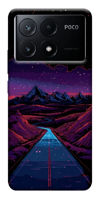Чохол на Xiaomi Poco X6 Cyber mountain фото 1 з 1