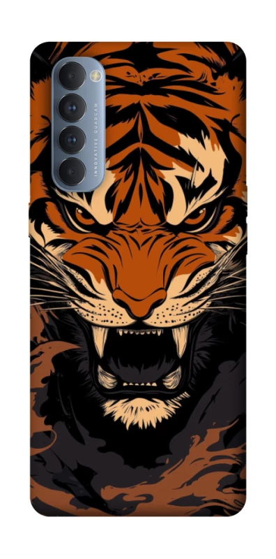 Чохол на Oppo Reno 4 Pro cool tiger фото 1 з 1