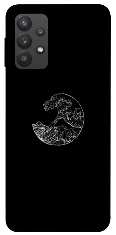 Чохол на Samsung Galaxy A32 (A325F) 4G Black tsunami фото 1 з 1