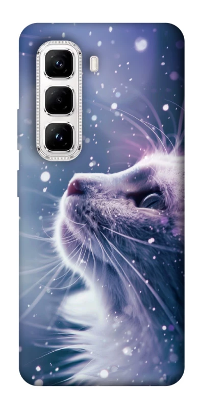 Чохол на Infinix Hot 50 Pro Snow cat фото 1 з 1