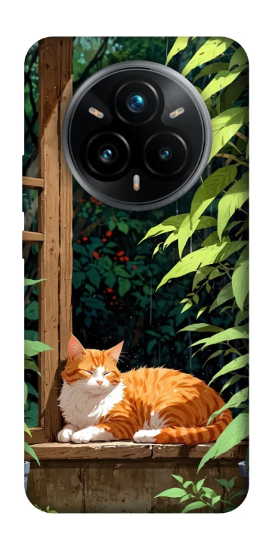 Чехол на Realme 14 Pro+ red cat фото 1 из 1
