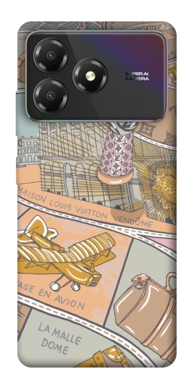 Чехол на ZTE Blade A36 Fashion collage ver.2 фото 1 из 1