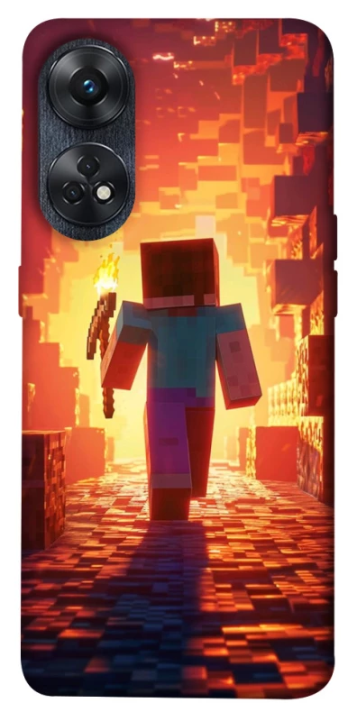 Чохол на Oppo Reno 8T 4G Minecraft adventure фото 1 з 1