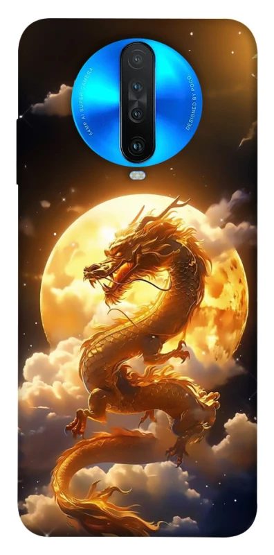 Чехол на Xiaomi Redmi K30 Golden Dragon фото 1 из 1