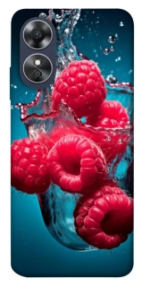 Чехол на Oppo A17 Малинка в воде фото 1 из 1