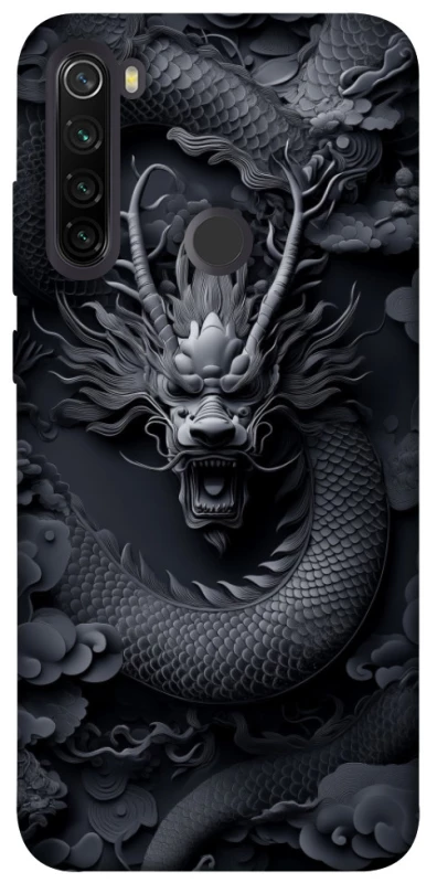 Чехол на Xiaomi Redmi Note 8T black dragon фото 1 из 1
