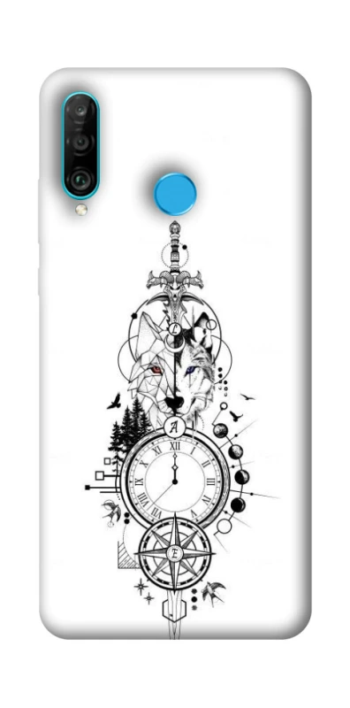 Чохол на Huawei P30 lite Tattoo ver.8 фото 1 з 1