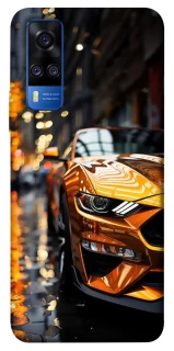 Чохол на Vivo Y51a Golden sports car фото 1 з 1