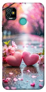 Чохол на TECNO POP 5 Pink heart фото 1 з 1