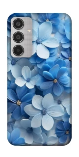 Чехол на Samsung Galaxy M35 Синие цветы фото 1 из 1
