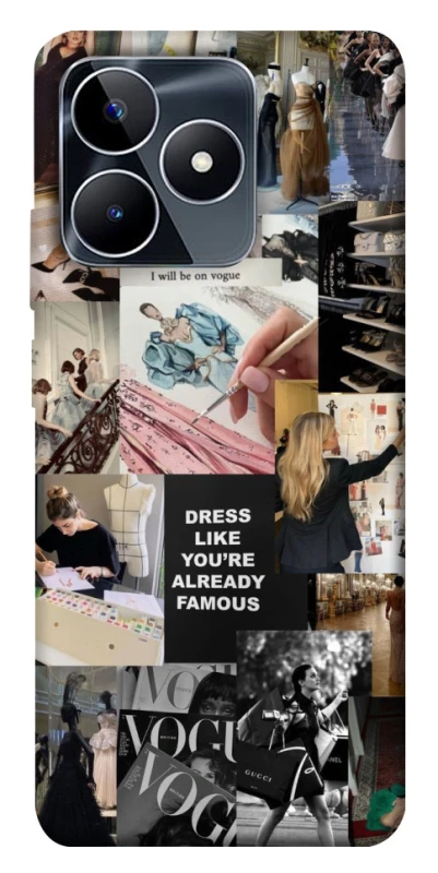 Чехол на Realme C53 Fashion collage ver.11 фото 1 из 1