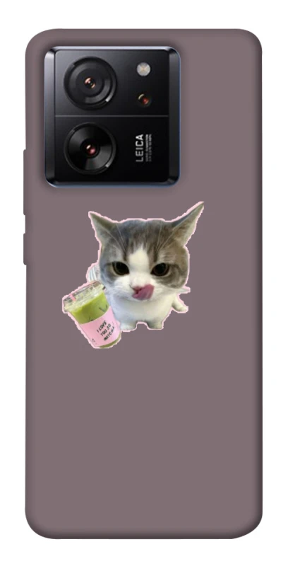 Чехол на Xiaomi 13T cat matcha фото 1 из 1