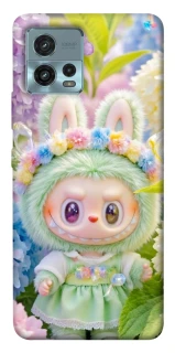 Чохол на Motorola Moto G72 Labubu & Flowers ver.2 фото 1 з 1
