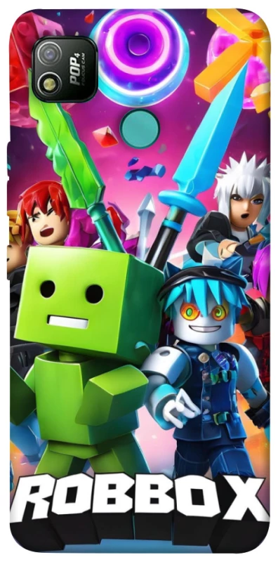 Чехол на TECNO POP 4 Roblox gaming heroes фото 1 из 1