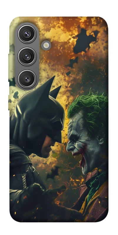 Чехол на Samsung Galaxy S24+ Batman and the Joker фото 1 из 1