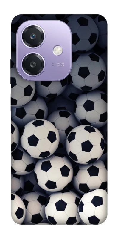 Чохол на Oppo A3 4G Футбольні м'ячи фото 1 з 1