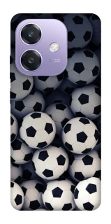 Чехол на Oppo A3 4G Футбольные мячи фото 1 из 1