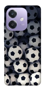Чехол на Oppo A40m Футбольные мячи фото 1 из 1