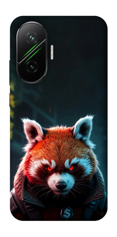 Чохол на Xiaomi Poco F7 Cyber Red Panda фото 1 з 1