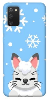 Чохол на Samsung Galaxy A02s Adopt Me Snow Kitty Smile фото 1 з 1