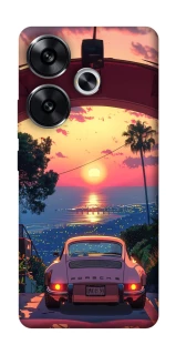 Чехол на Xiaomi Poco F6 Porsche at sunset фото 1 из 1