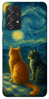 Чохол на Samsung Galaxy A52 4G / A52 5G Cats under the stars фото 1 Чохол на Samsung Galaxy A52 4G / A52 5G Cats under the stars фото 1 з 1