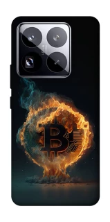 Чохол на Xiaomi 15 Pro Fire Bitcoin фото 1 з 1