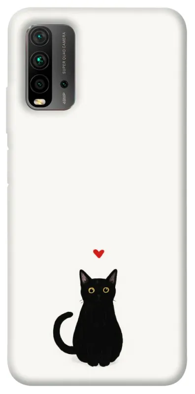Чехол на Xiaomi Redmi 9T cat in love фото 1 из 1