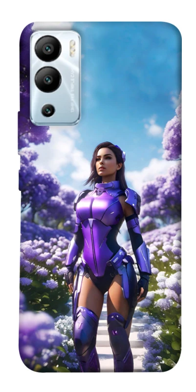Чохол на Infinix Hot 12i Cyber space girl ver.4 фото 1 з 1