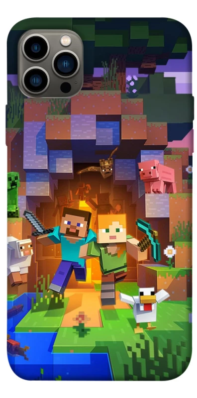 Чехол на Apple iPhone 12 Pro (6.1") Minecraft game фото 1 из 1