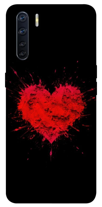 Чехол на Oppo A91 Splash heart фото 1 из 1