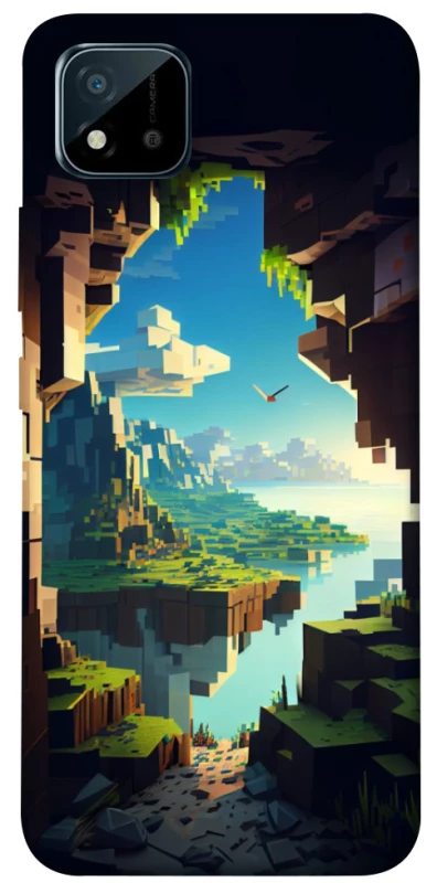 Чехол на Realme C20 Minecraft sunrise фото 1 из 1