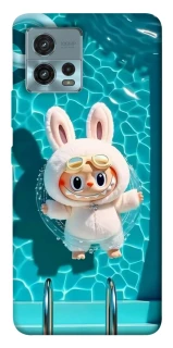 Чехол на Motorola Moto G72 Labubu in the pool ver.2 фото 1 из 1
