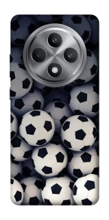Чехол на Oppo Reno 12 F 4G Футбольные мячи фото 1 из 1