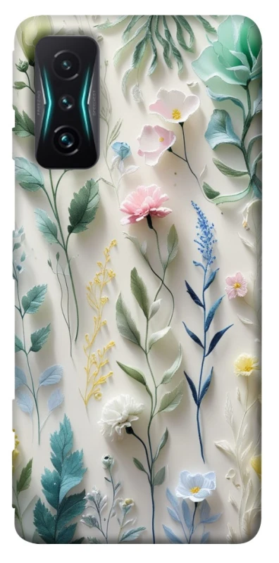 Чохол на Xiaomi Redmi K50 Gaming Floral design ver.3 фото 1 з 1