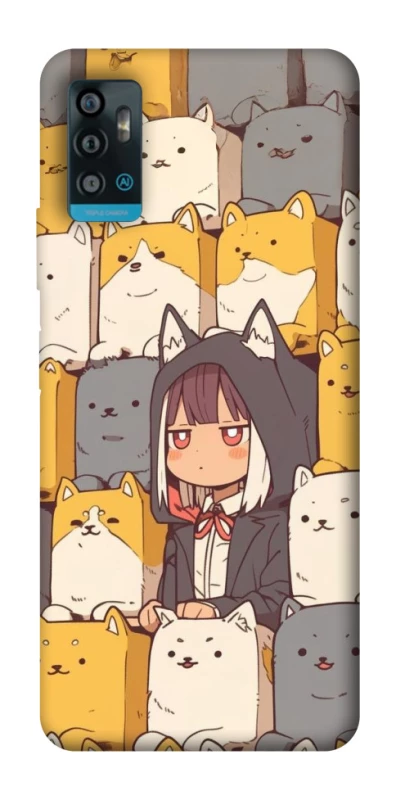 Чохол на ZTE Blade A71 Like a cat фото 1 з 1