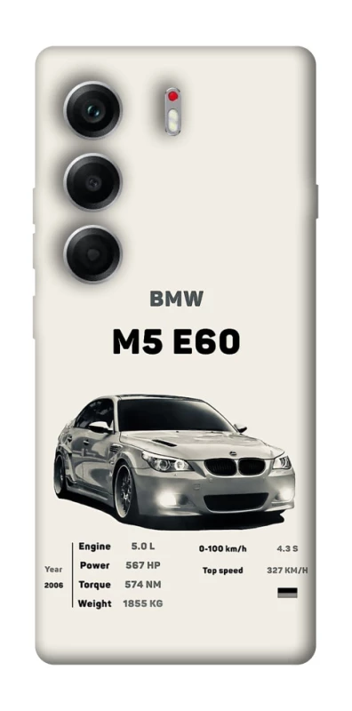 Чохол на Tecno Camon 40 BMW M5 E60 фото 1 з 1